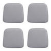 SITZKISSEN Manchester 48/48 cm 4er-Set - Hellgrau, Textil (48/7.5/46cm) - Madison