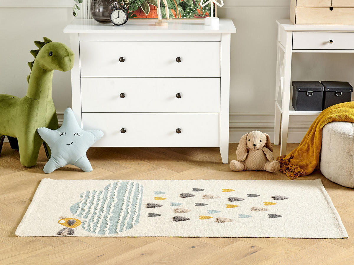 KINDERTEPPICH Blang 150/80 cm - Multicolor, Textil (80/150cm) - Beliani