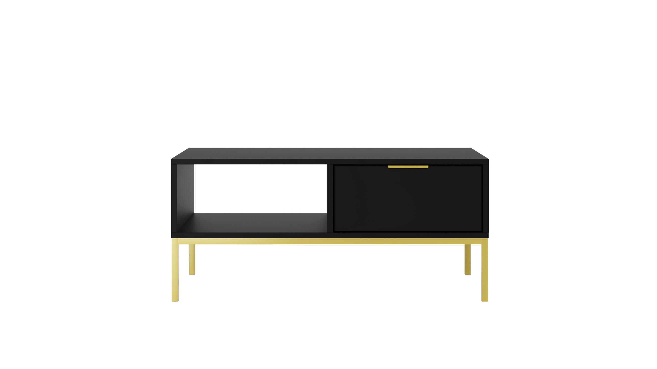 COUCHTISCH Austin II 60/45,4/100 cm - Schwarz, Holzwerkstoff (100/60/45cm) - Kocot Kids