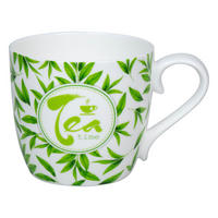 KAFFEEBECHER Tea Time - leaves - Naturfarben, Keramik (0.43L) - Könitz