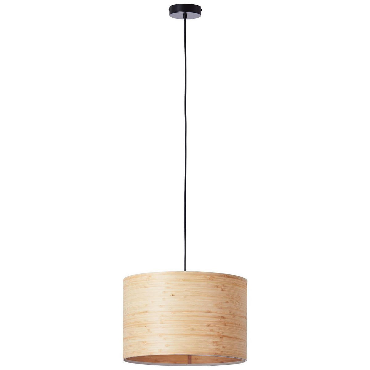 PENDELLEUCHTE Romm 99490/76 - Schwarz, Holz (35/35/120cm) - Brilliant
