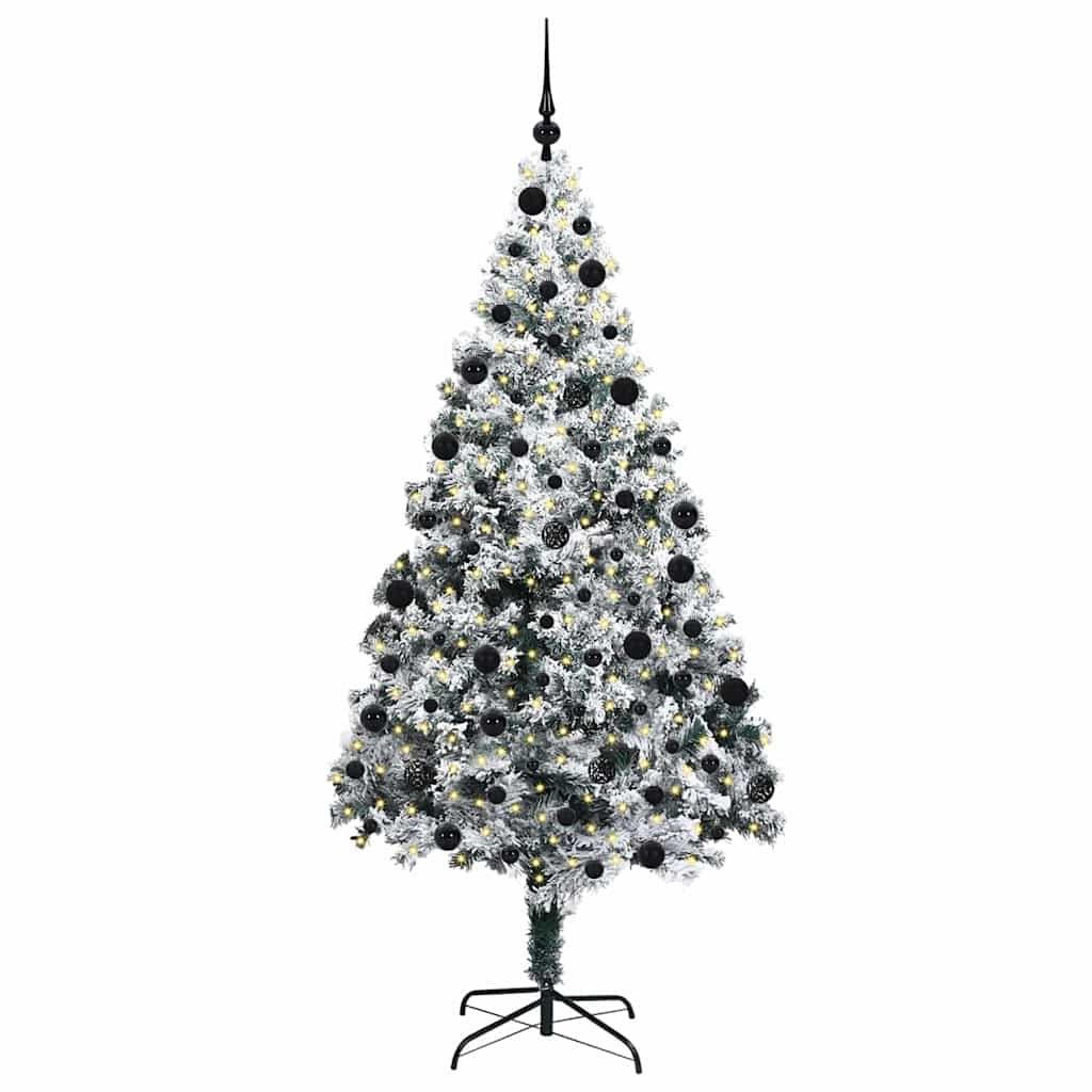 vidaXL Weihnachtsbaum Weiß 210 cm
