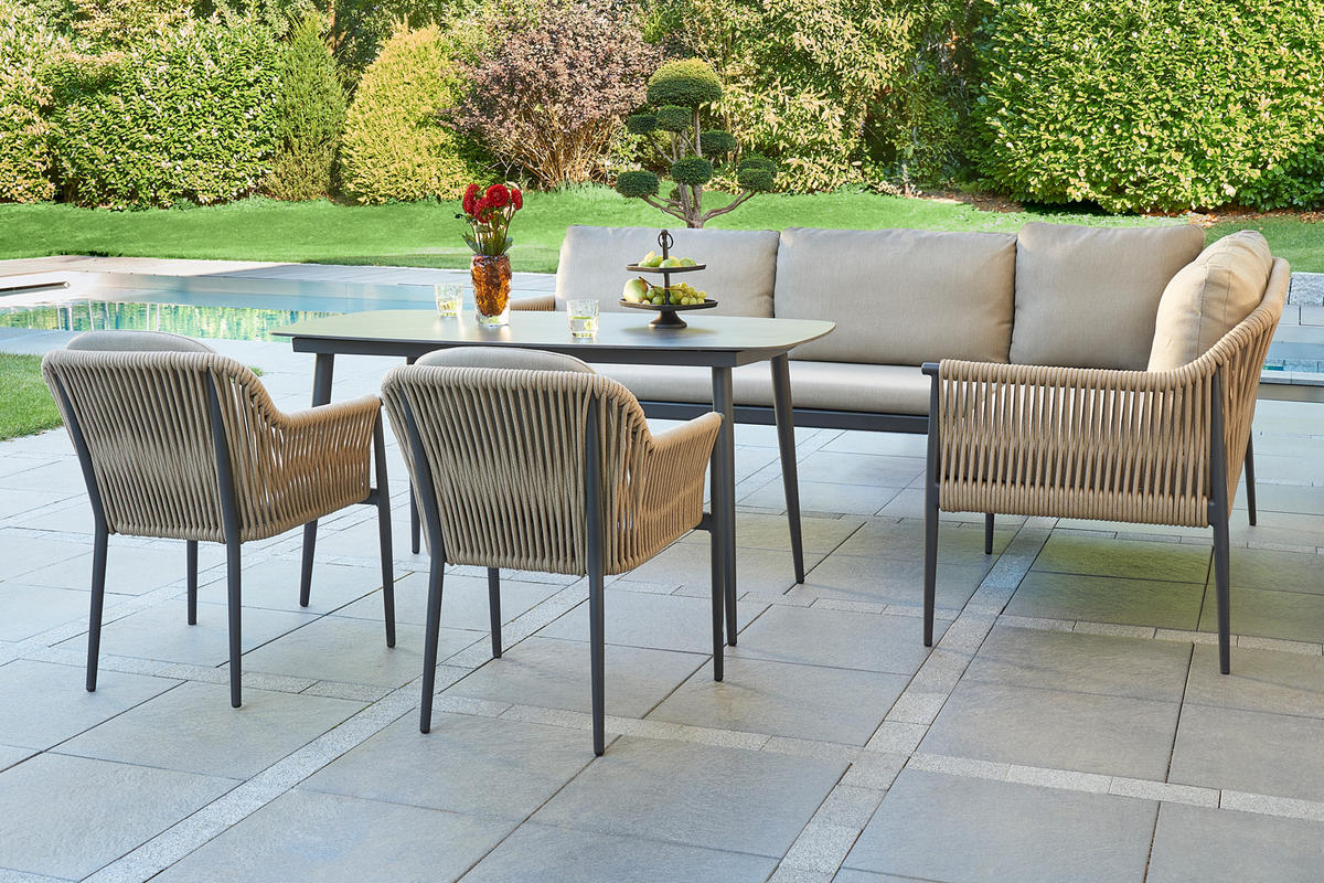 GARTENSTUHL Balu 2, Metall, Beige - Beige, Metall (59/78.5/61cm) - dasmöbelwerk