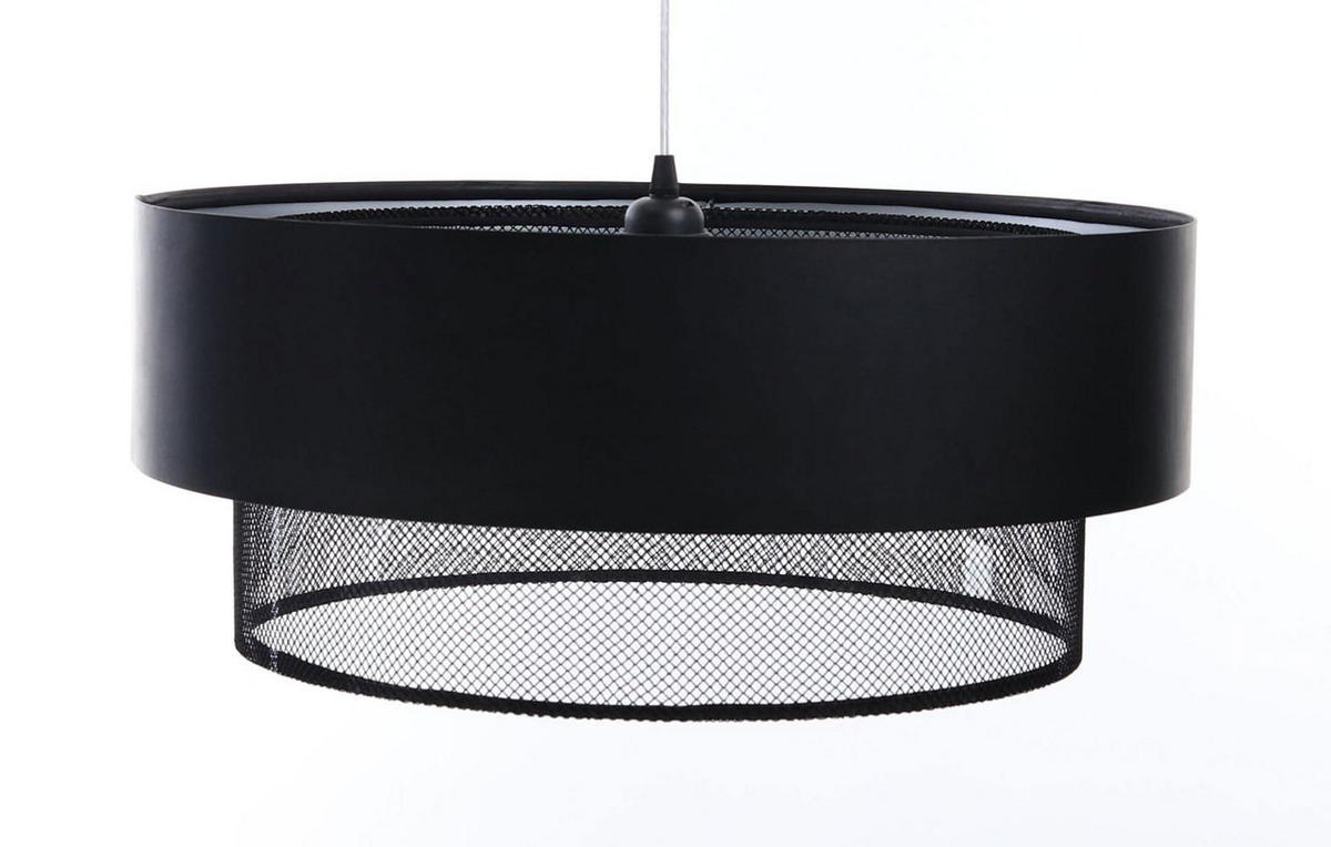 HÄNGELEUCHTE Schwarz 60/20 cm - Schwarz, Kunststoff (60/1/20cm) - ONZENO