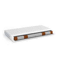 FEDERKERNMATRATZE PASS Weiß 140x200x18 cm - Weiß, Textil - FURNLUX