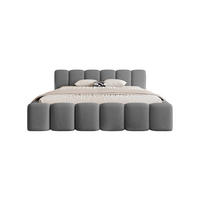 POLSTERBETT MACAPA 140x200 cm, Graphit - Grau, Textil (200/140cm) - Fedve