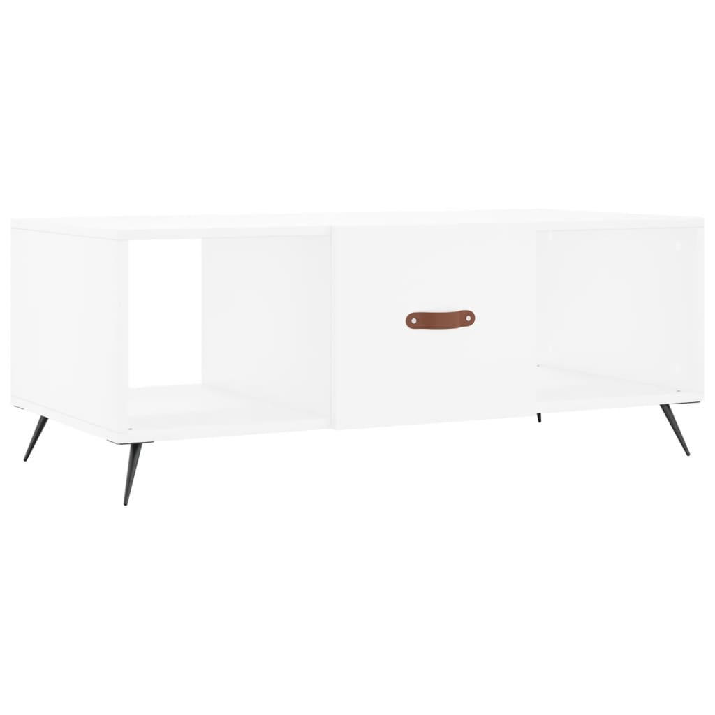 COUCHTISCH Weiß 102x50x40 cm Holzwerkstoff - Weiß, Holzwerkstoff (102/50/40cm) - furnicato
