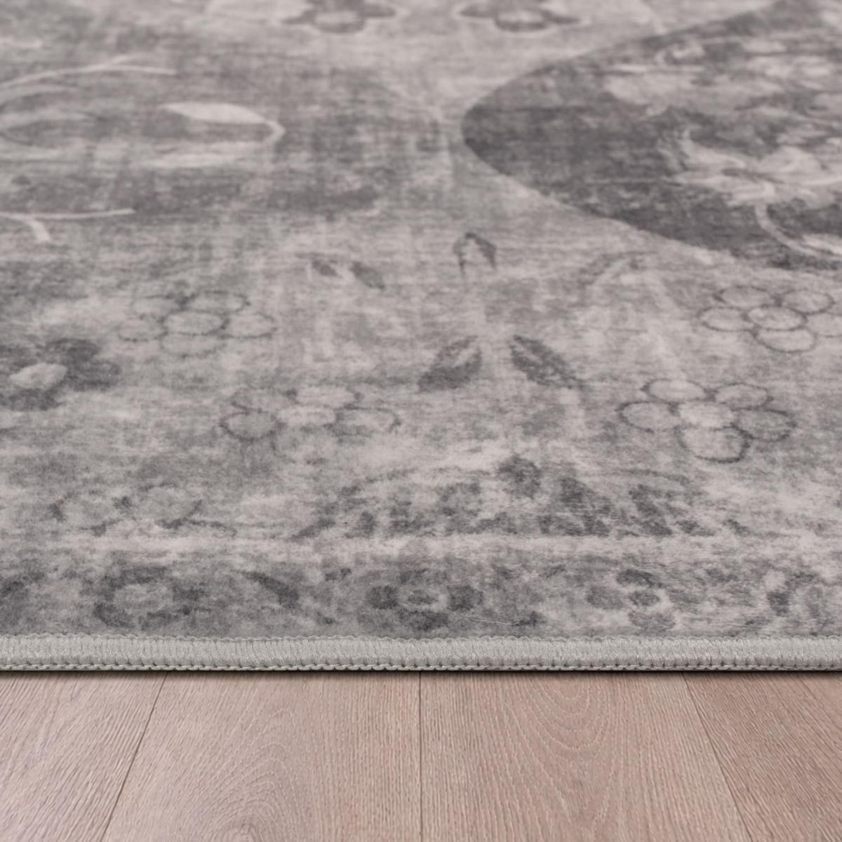 KURZFLORTEPPICH 160/220 cm Semer 421 - Grau, Kunststoff (160/220cm) - Paco Home