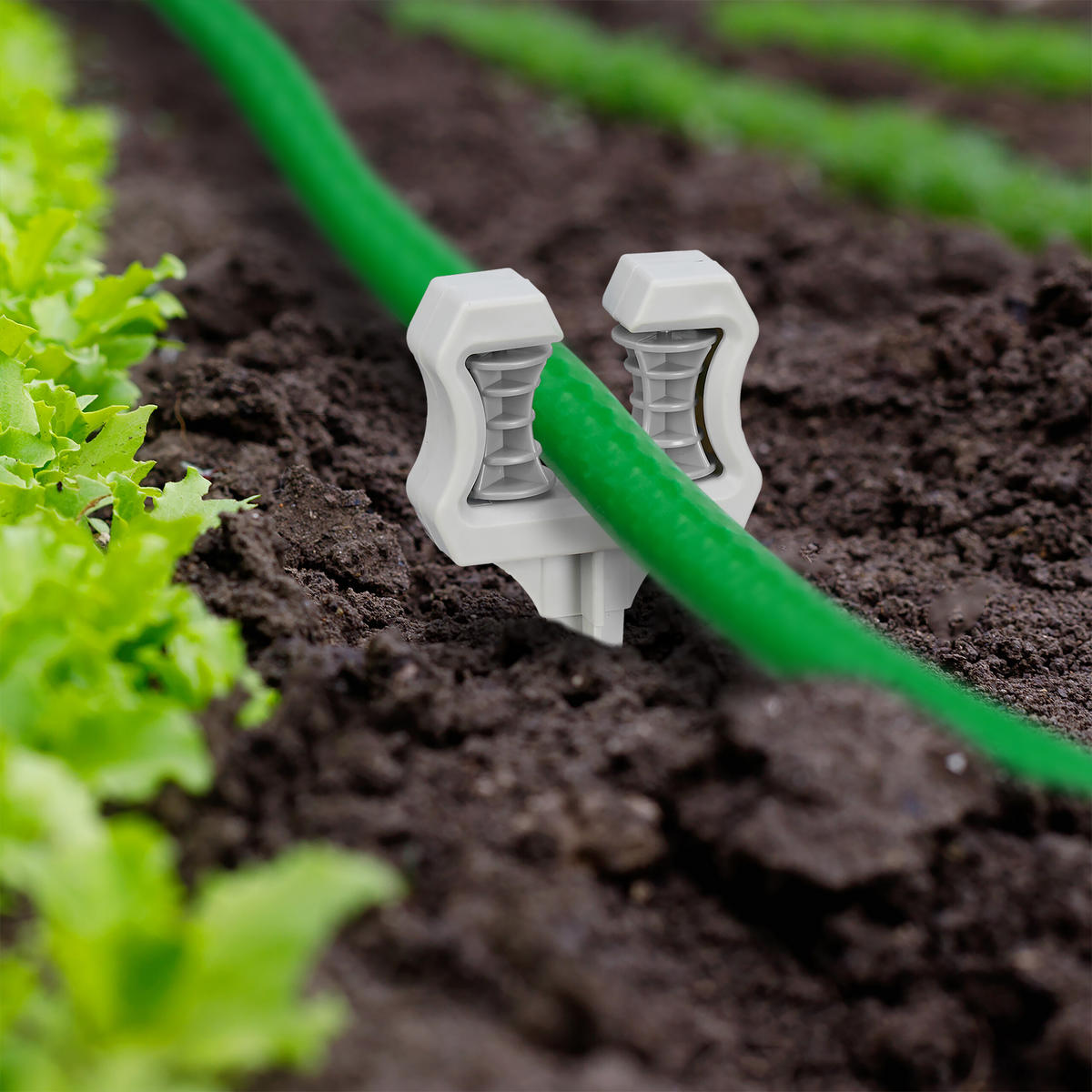 5XSCHLAUCHFÜHRUNG - Grau, Kunststoff (10/26/3.5cm) - Relaxdays