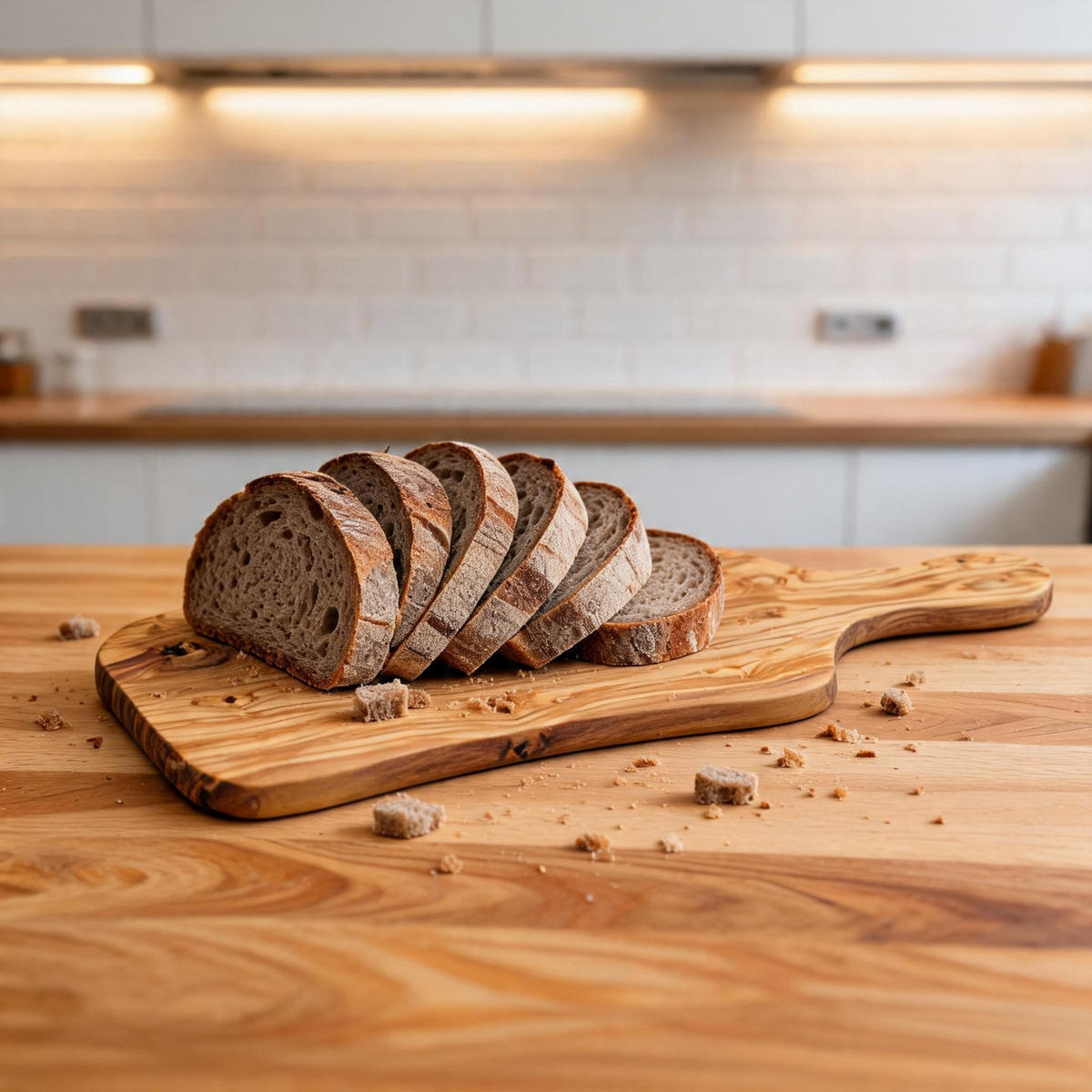 SCHNEIDE-UND SERVIERBRETT Pisa - Braun, Holz (16.5/39cm) - Mulex