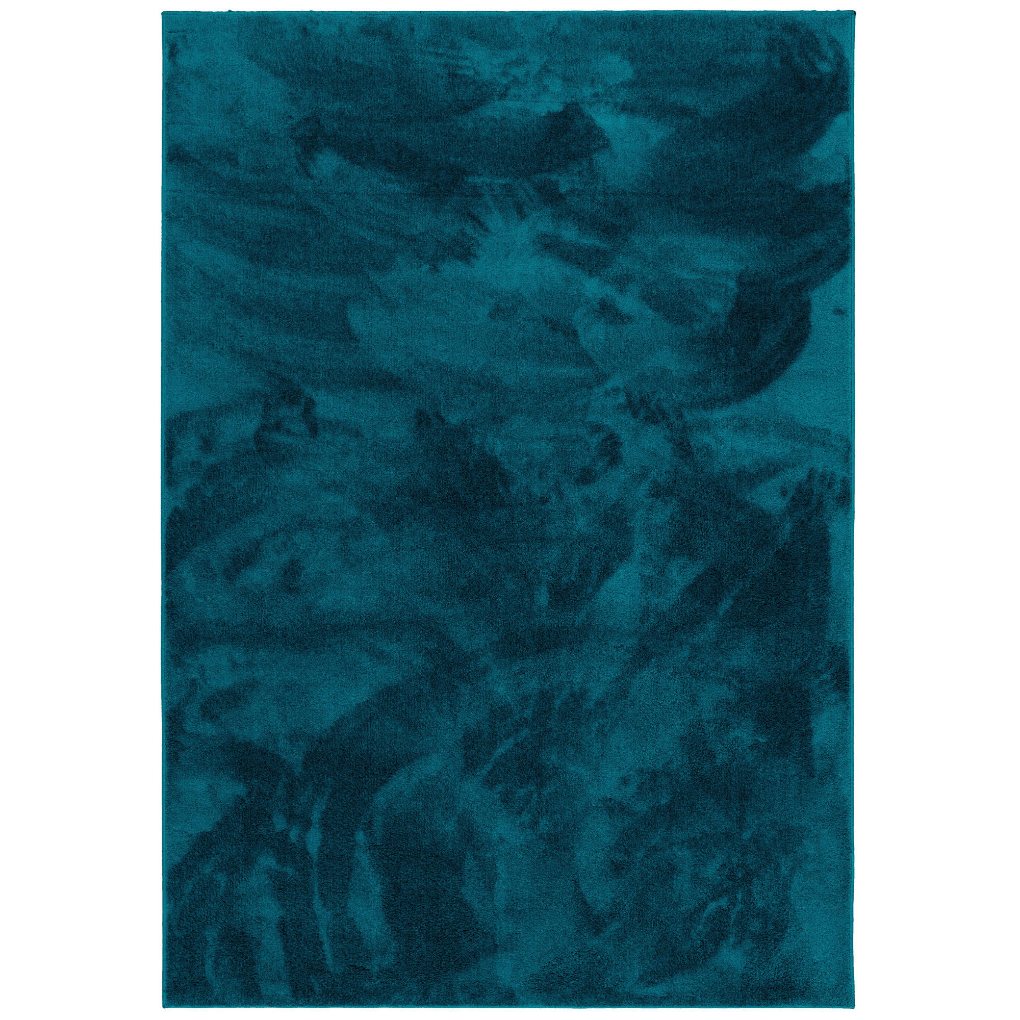 LUXUS SUPER SOFT HOCHFLOR LANGFLOR TEPPICH DELUXE - Petrol, Textil (80/160cm) - Snapstyle
