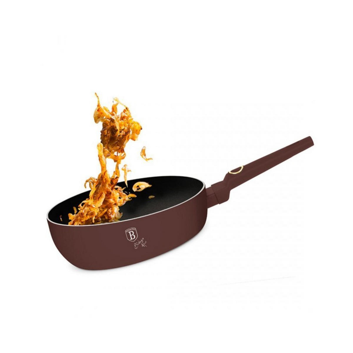 WOK Burgunderrot 26/26/9 cm BH8029 - Bordeaux, Metall (26cm) - Berlinger Haus
