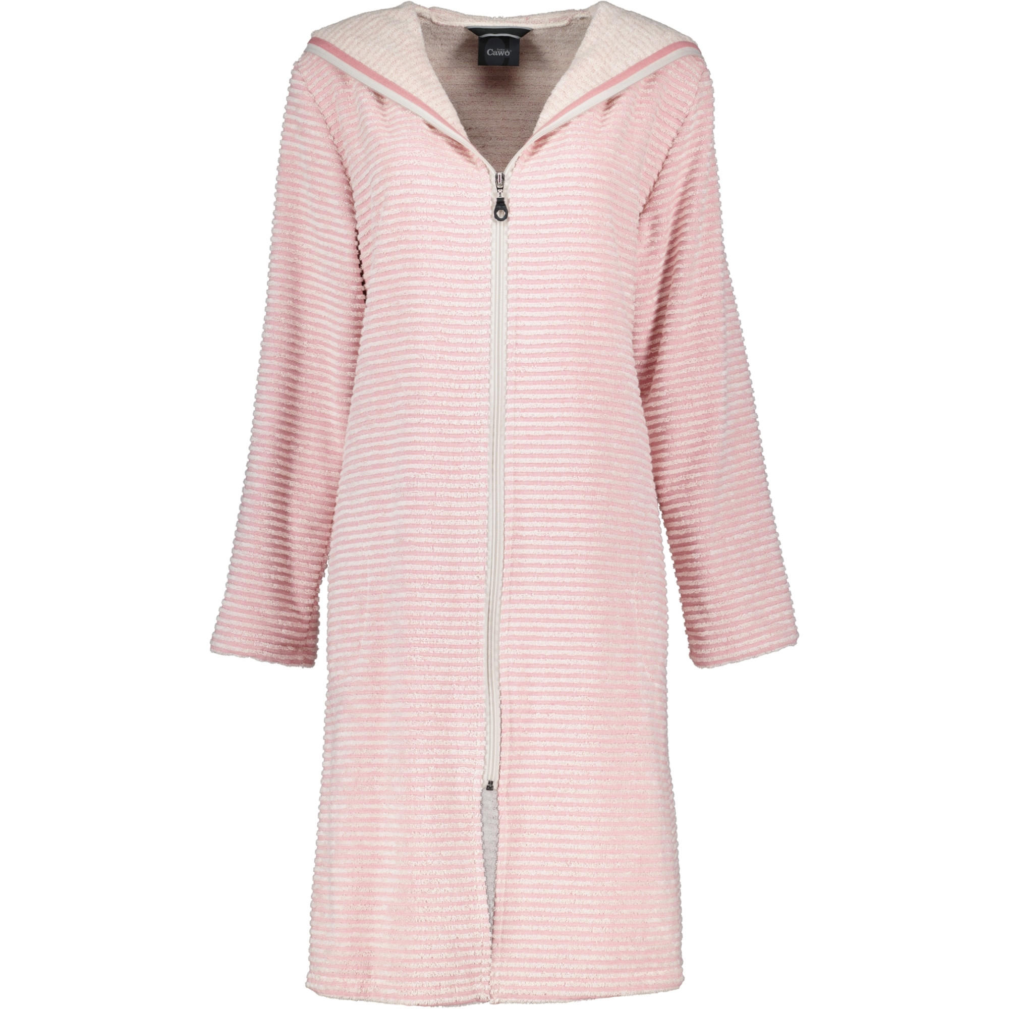 BADEMÄNTEL DAMEN KURZMANTEL MIT KAPUZE KURZMANTEL MIT KAPUZE 6222 BEERE - 22 - Rosa, Textil (Lnull) - Cawoe