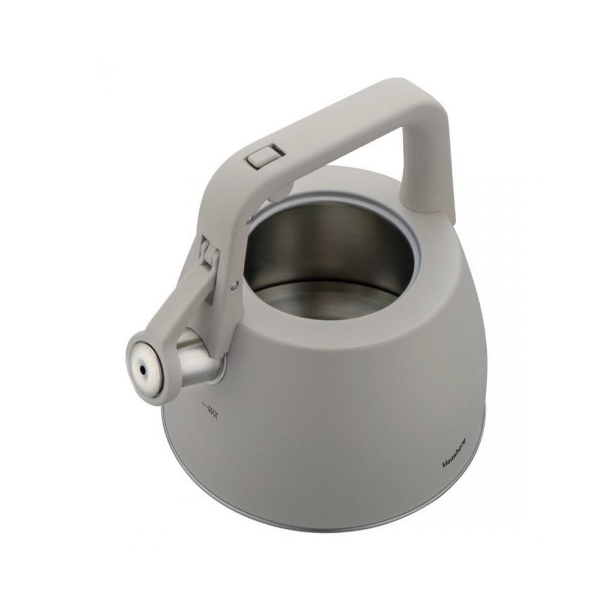 WASSERKESSEL Grau 22/20/22.5 cm KB7916 - Grau, Metall (22cm) - Klausberg 