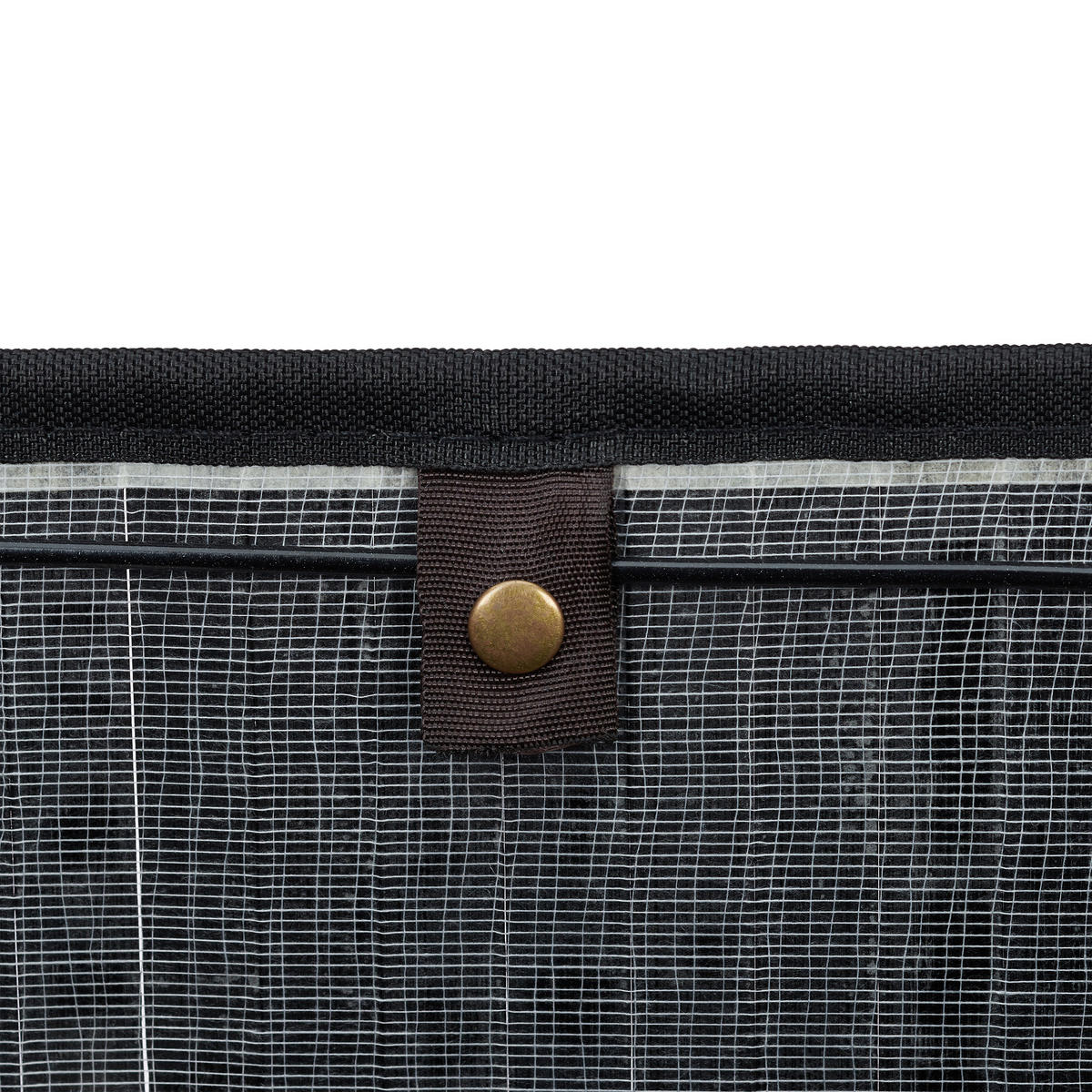 WÄSCHEKORB - Schwarz, Holz/Textil (55/63/35cm) - Relaxdays