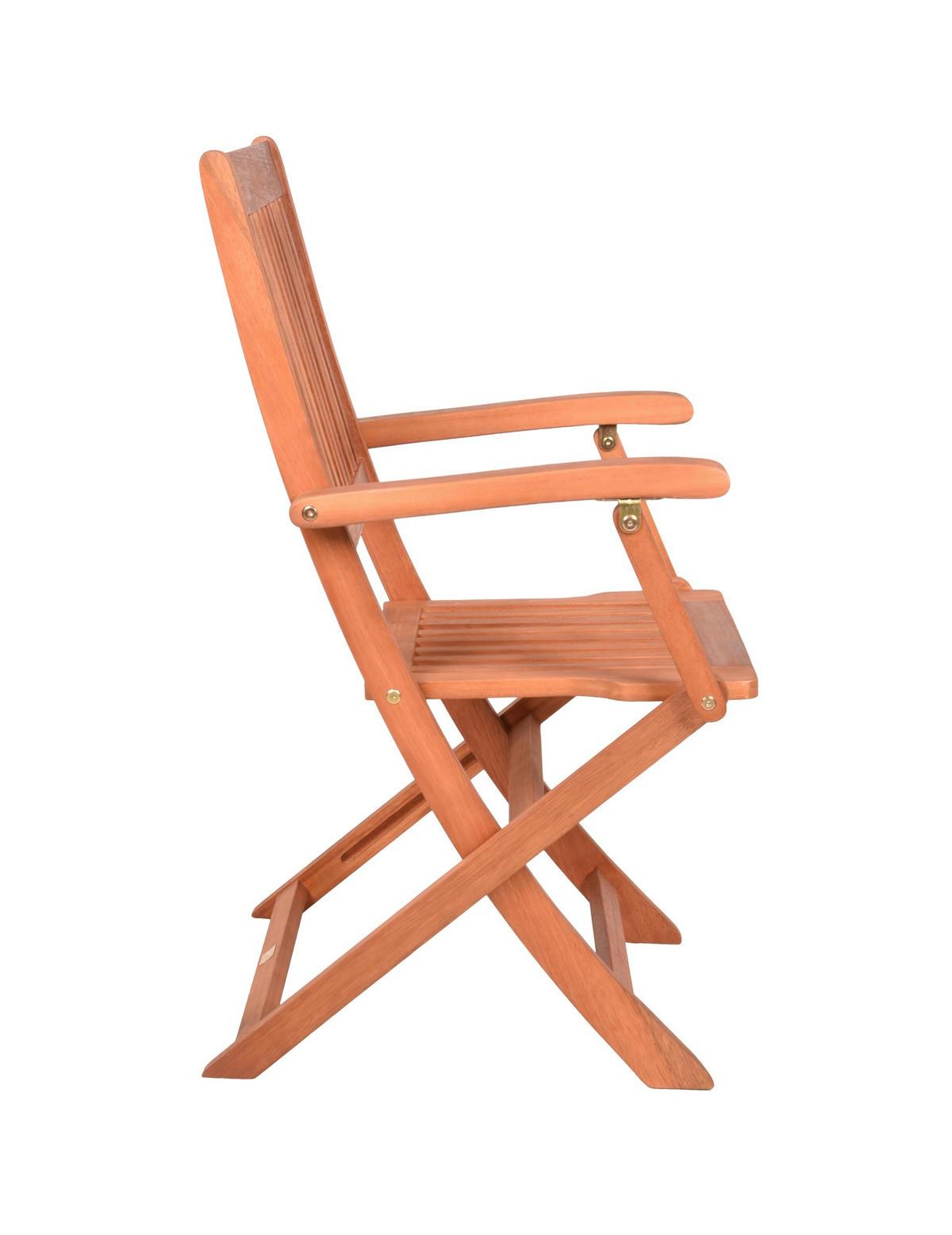 GARTENSTUHL 2er Set Orlean Klappstuhl - Braun, Holz (51/90/56cm) - DELUKE