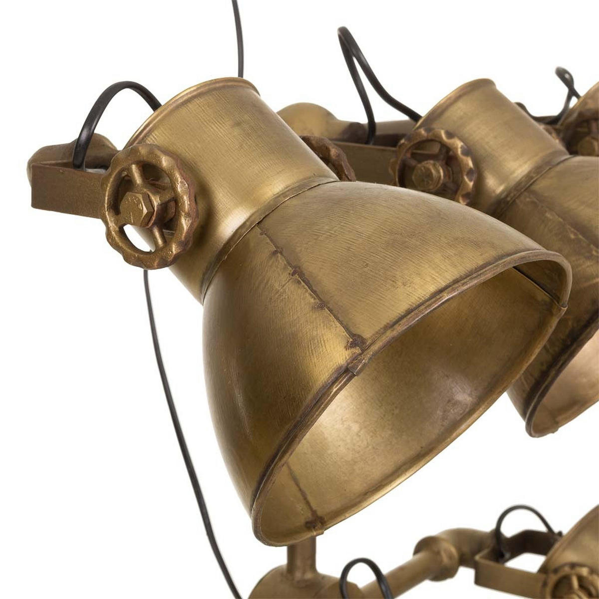 STEHLEUCHTE aus Metal 60x20x176 cm - Goldfarben, Metall (20/60/176cm) - Wanderlust