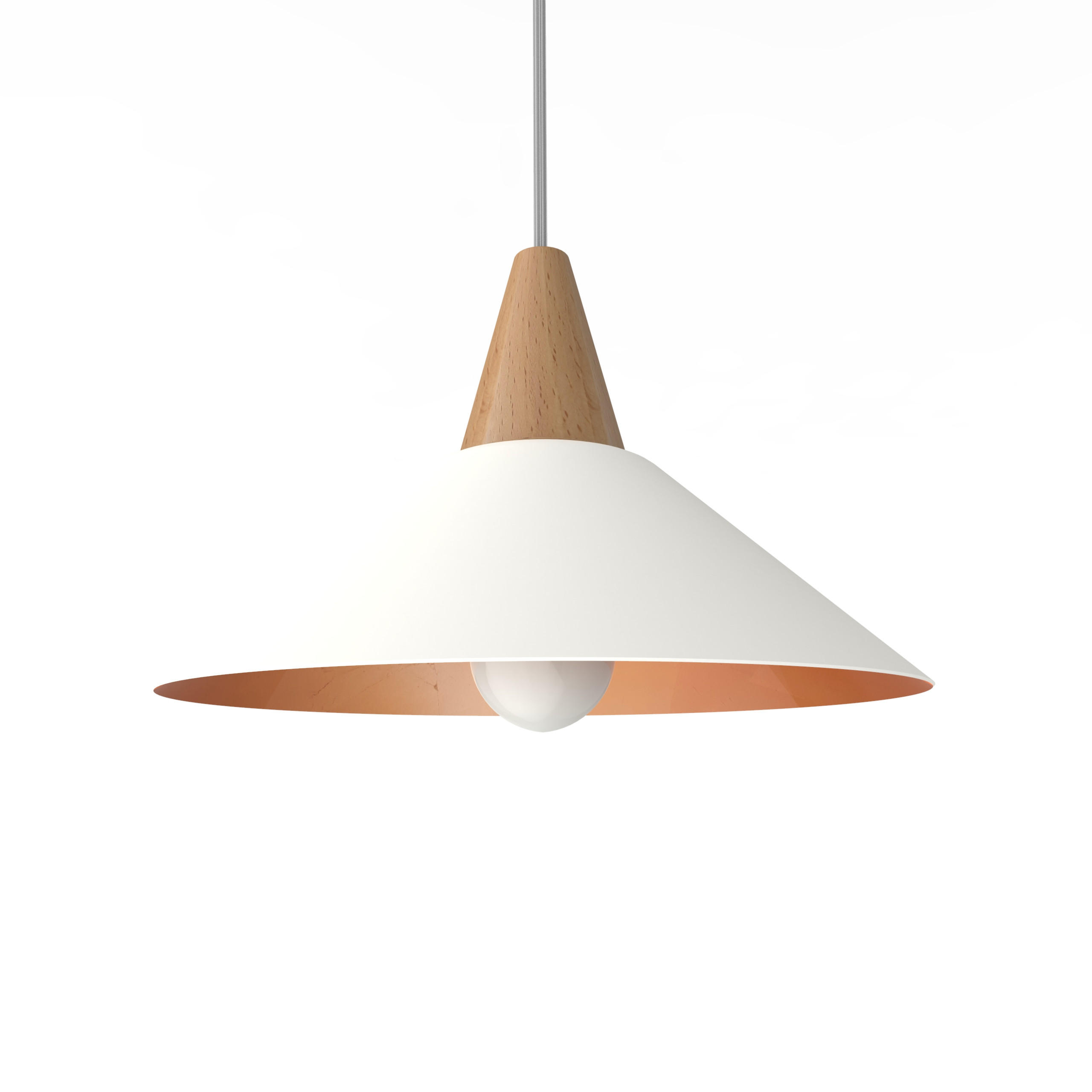 HÄNGELEUCHTE - Kupferfarben, Metall (25/25/16cm) - Lumicom