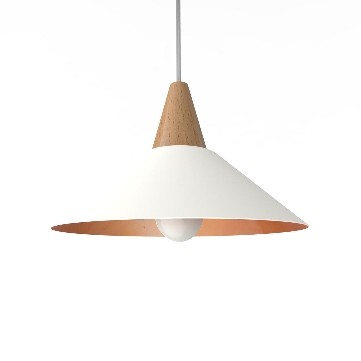 HÄNGELEUCHTE - Kupferfarben, Metall (25/25/16cm) - Lumicom