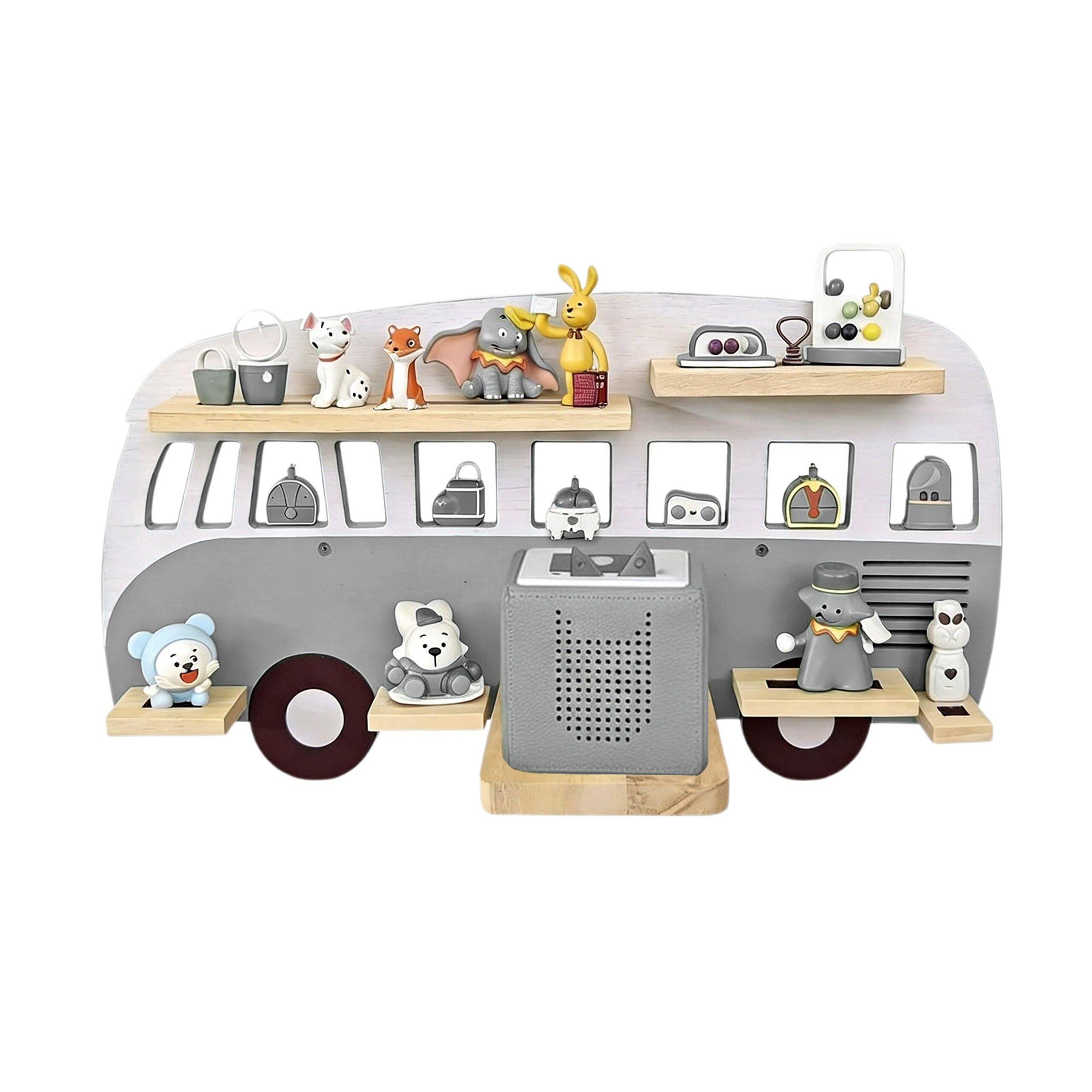 RAFT gri de perete forma de autobuz pentru 25 figurine audio