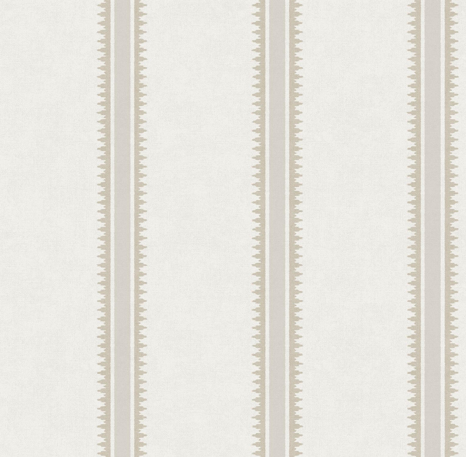 TAPETE breite Streifen 53 cm x 10 m - Beige, Papier (53/1000cm) - Sanders & Sanders