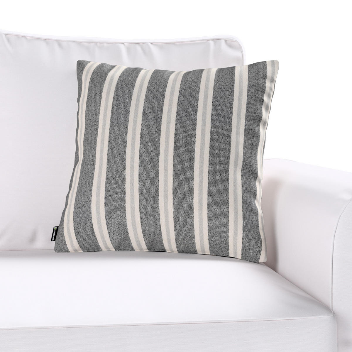 KISSENHÜLLE Scotti schwarz, 43x43 cm - Schwarz, Textil (43/43cm) - Dekoria