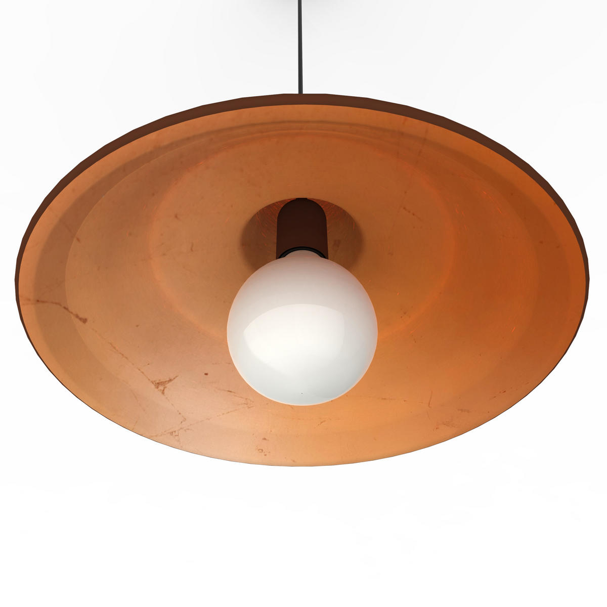 HÄNGELEUCHTE - Braun, Metall (45/45/25cm) - Lumicom