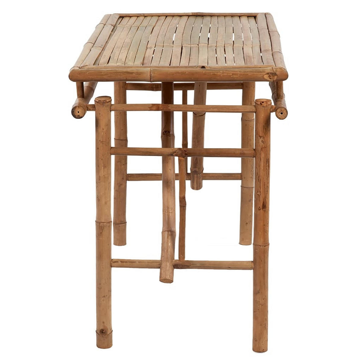 GARTENTISCH Klappbar 115/50/75 Cm Bambus - Braun, Naturmaterialen (115/50/75cm) - vidaXL