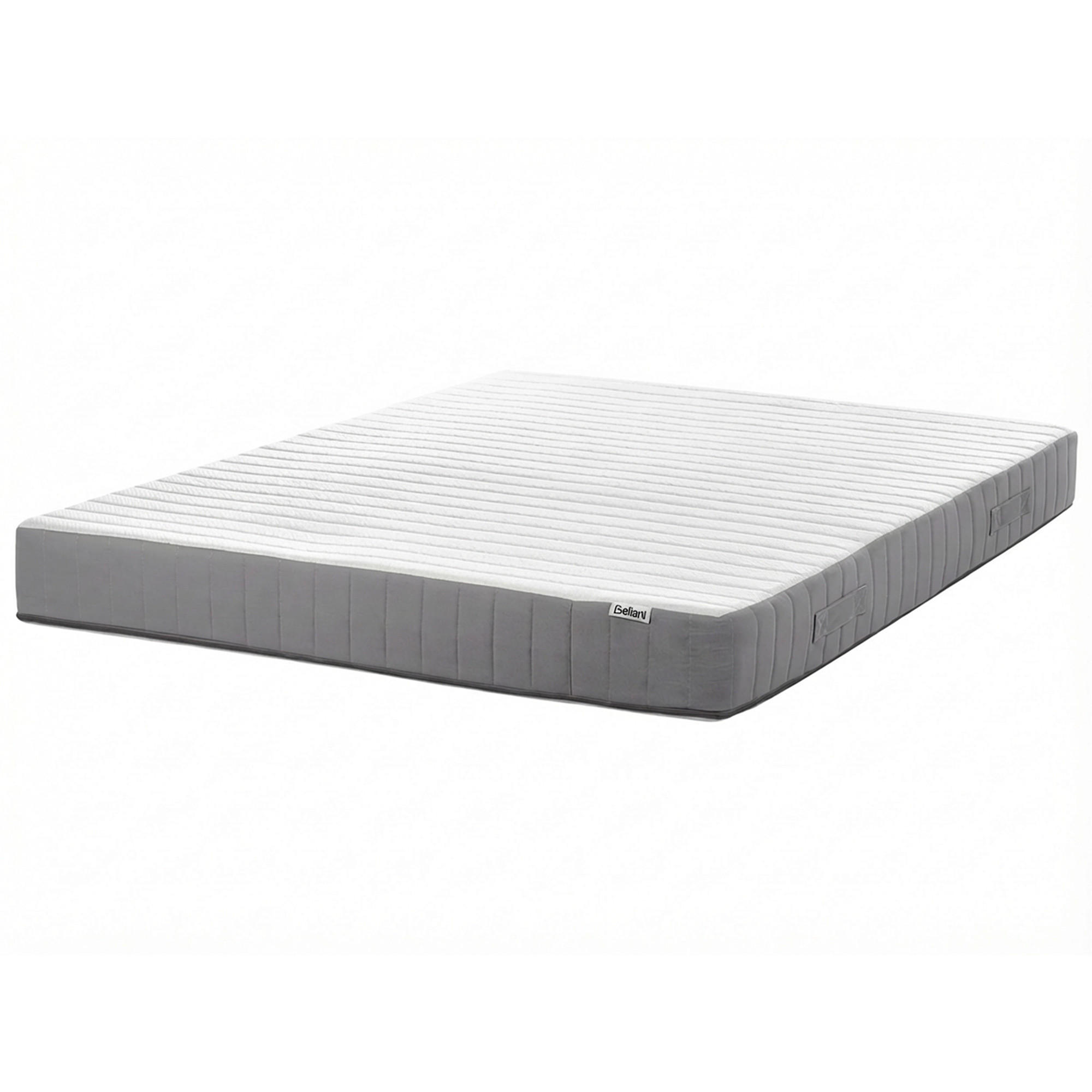 MEMORYSCHAUM-TASCHENFEDERKERNMATRATZE H2/3 Mittel 160/200 cm Breez - Weiß, Textil (160/200cm) - Beliani