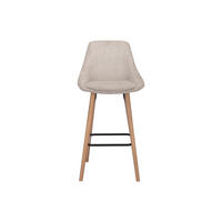 BARHOCKER - 47.5 cmcm x 53.5 cmcm - Stoff - Beige - MASURIE - Beige, Textil (47.5/100/53.5cm) - Vente-Unique
