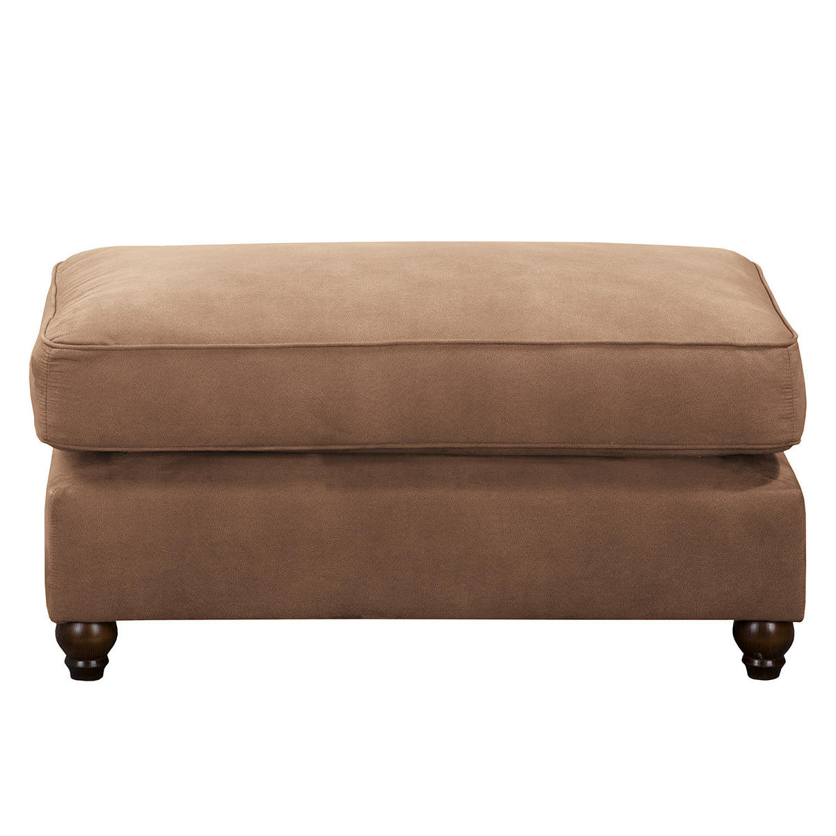 2-SITZER SOFA - Antiklederlook - Cappuccino, Textil (210/90/93cm) - home24