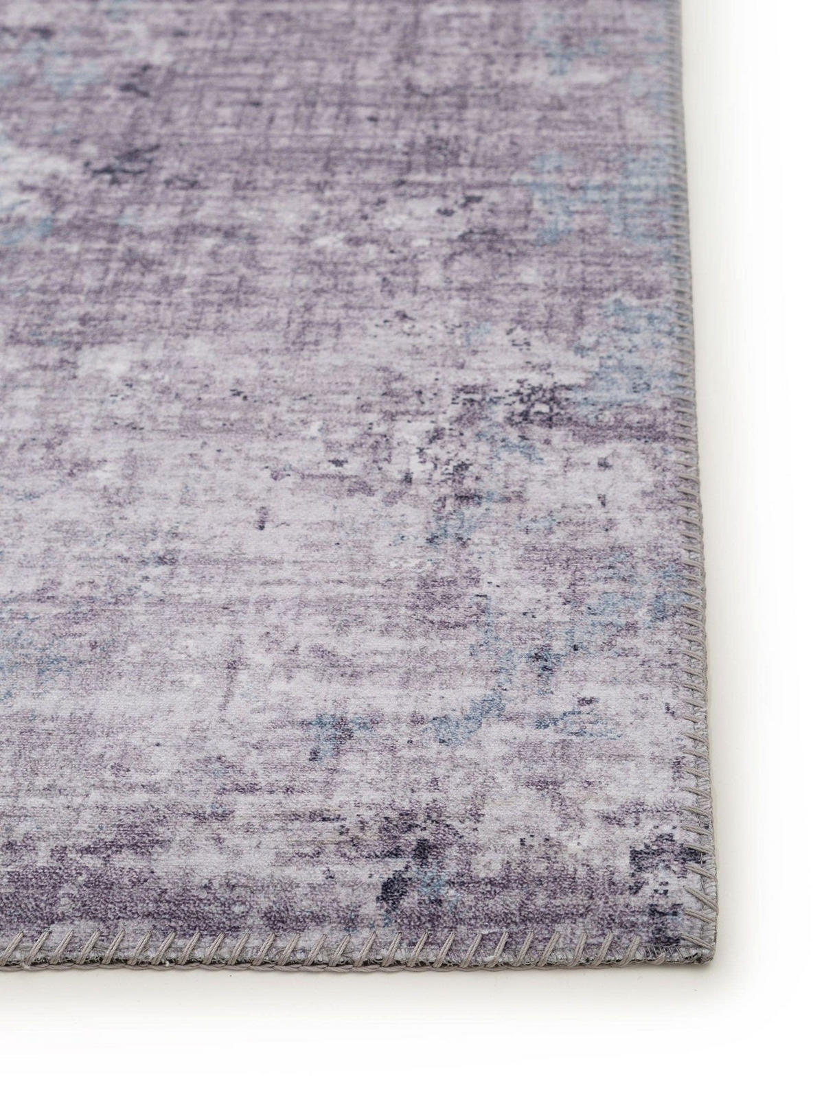 TEPPICH Laury waschbar Grau 160/230 cm - Grau, Kunststoff/Textil (160/1cm) - KUNSTLOFT