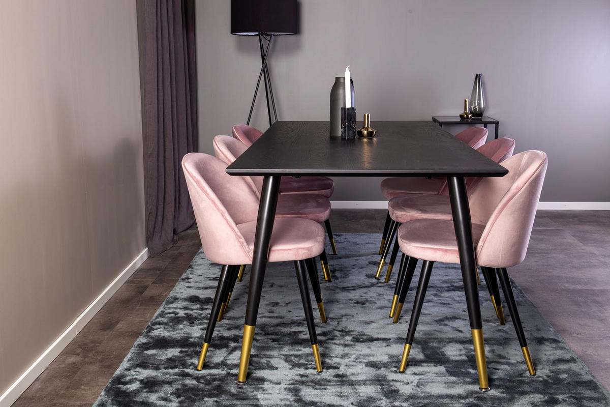 TISCHGRUPPE Pink - Pink, Holzwerkstoff (90/75/180cm) - ebuy24