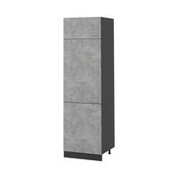 DULAP ÎNALT R-Line, beton/antracit, 60 cm - antracit/gri, compozit lemnos (60/206.8/57.2cm) - Vicco