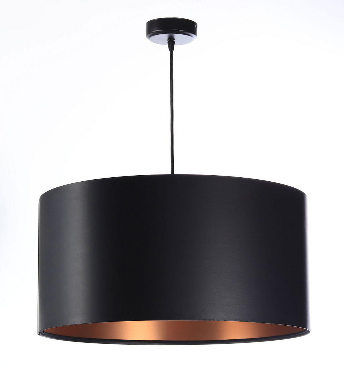 HÄNGELEUCHTE Kupfer 60/30 cm - Schwarz/Kupferfarben, Kunststoff (60/1.1/30cm) - ONZENO