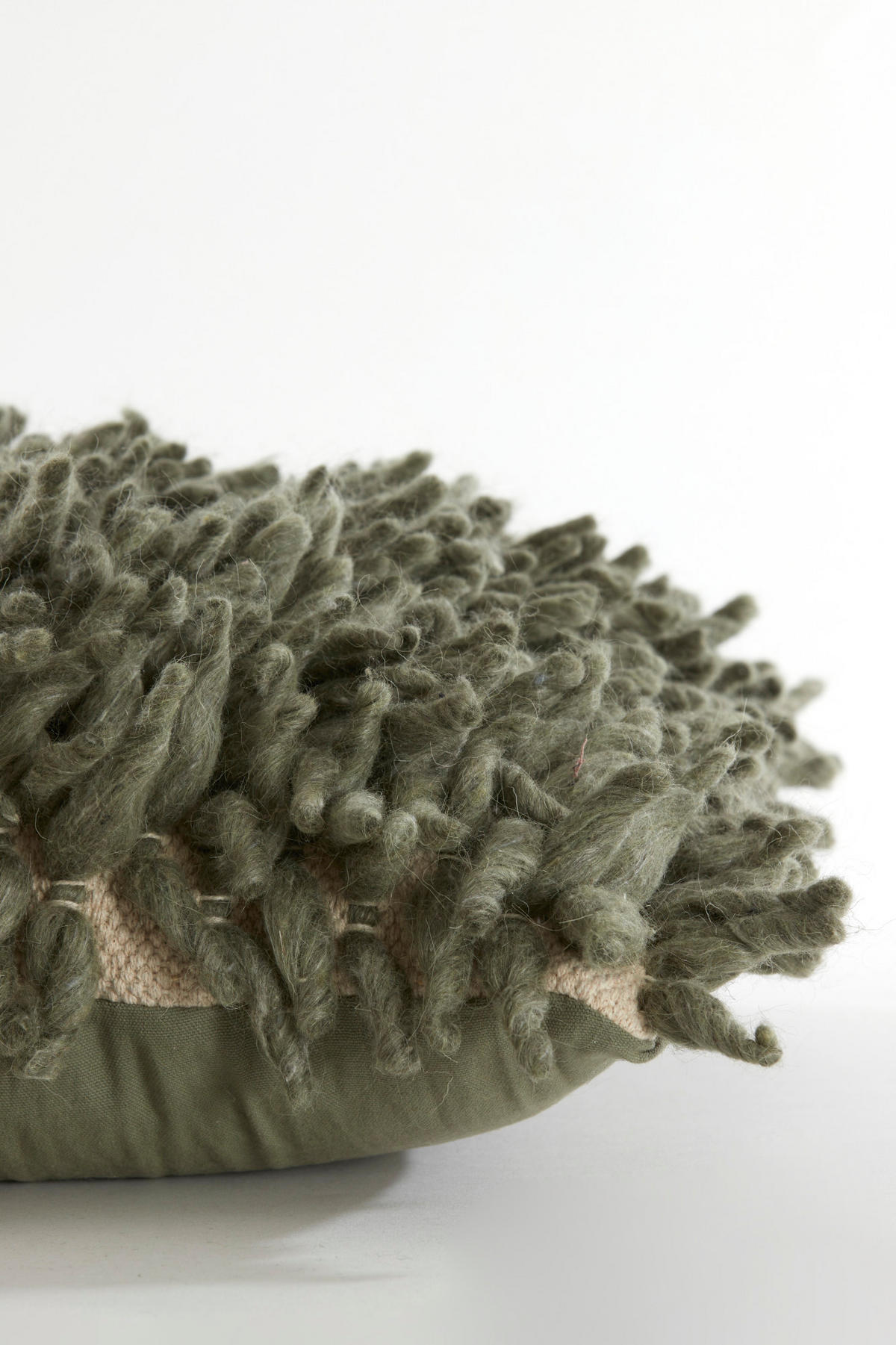DEKOKISSEN Comallo Grün 45/45/10 cm - Grün, Textil (45/45cm) - Light & Living