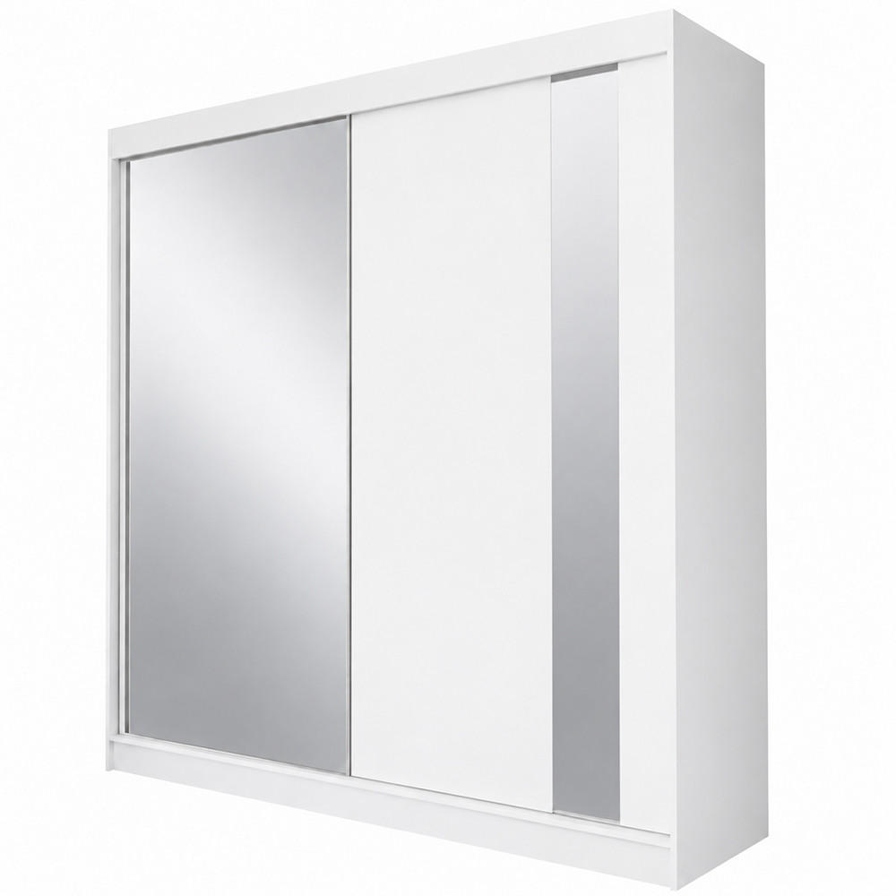 KS Home Concept Kleiderschrank Weiß 200x216x61 cm