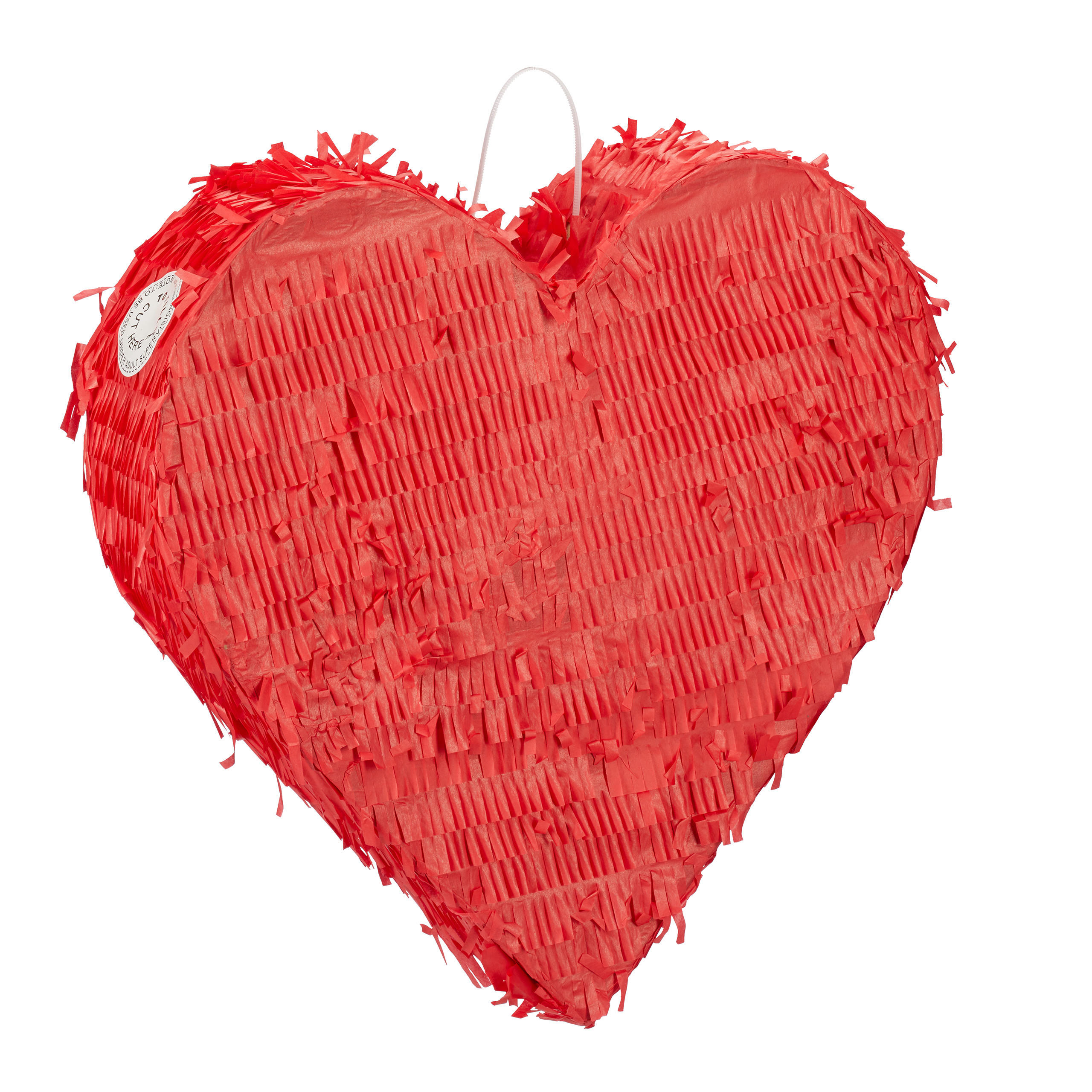 PINATA - Rot, Papier/Wellpappe (36/36/9.5cm) - Relaxdays