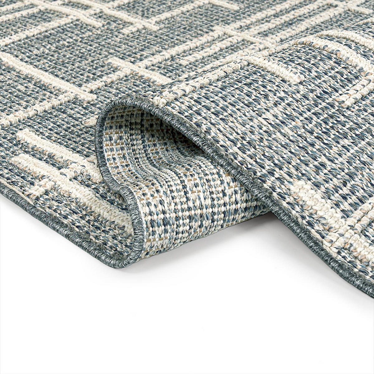 KOBEREC pro Interiér i Exteriér Cangas Capa Mazovia 250x350cm Béžový Grafitový Abstraktní Krátký Vlas - antracitová, textil (250/350cm) - Mazovia