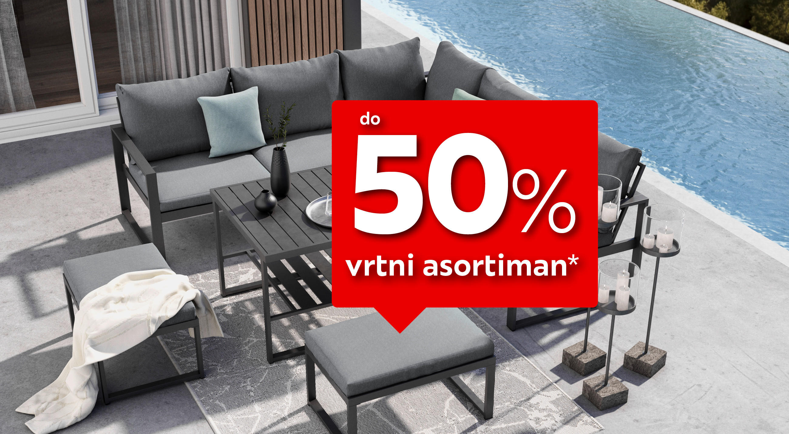 Do 50% vrtni asortiman*