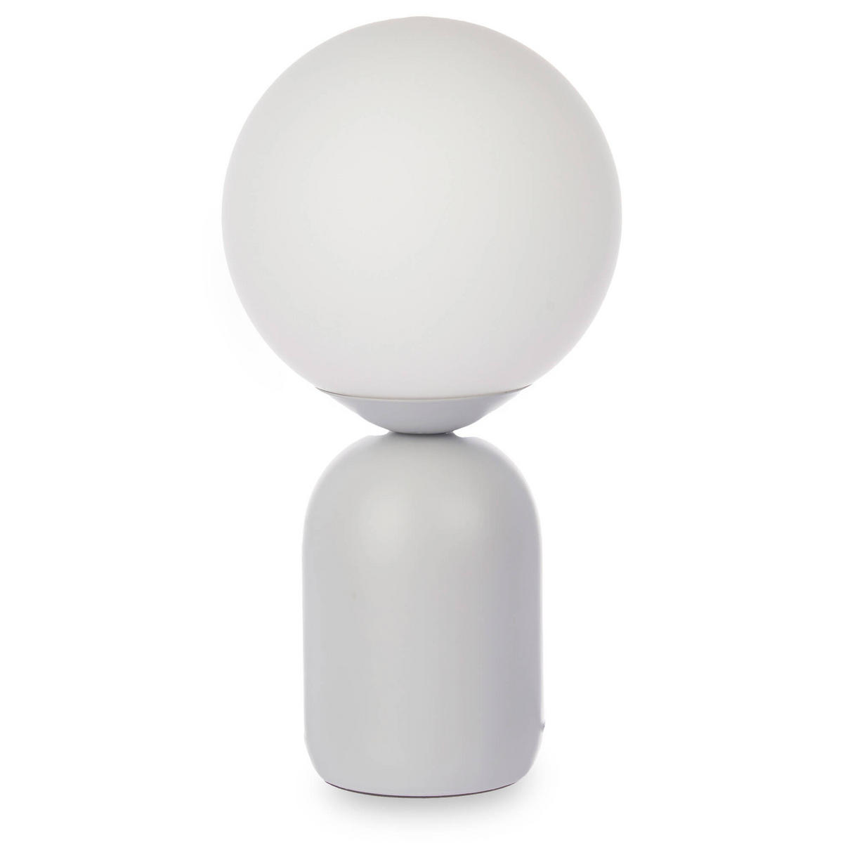 TISCHLAMPE Ball Ø 15 cm - Grau, Keramik (15/15/28.5cm) - Giftdecor