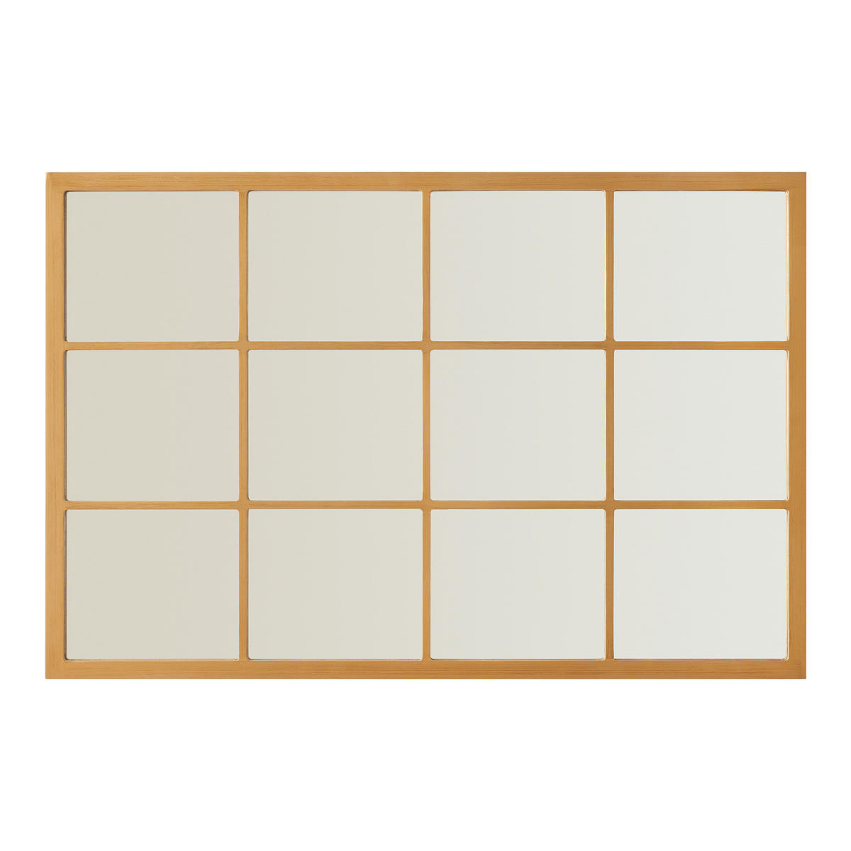 WANDSPIEGEL Cupello - Goldfarben, Glas/Holzwerkstoff (60/90/1.8cm) - [en.casa]