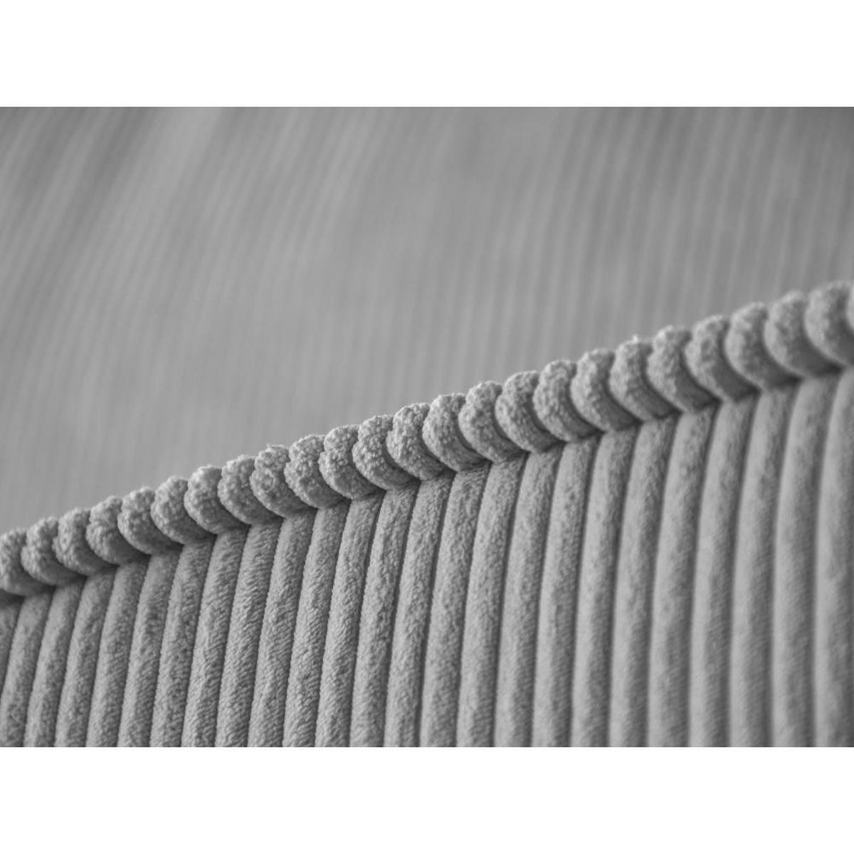 ROHOVÁ ROZKLÁDACÍ POHOVKA Hektor, s funkcí spaní, světle šedá - černá/světle šedá, textil/plast (247/152cm) - Beautysofa