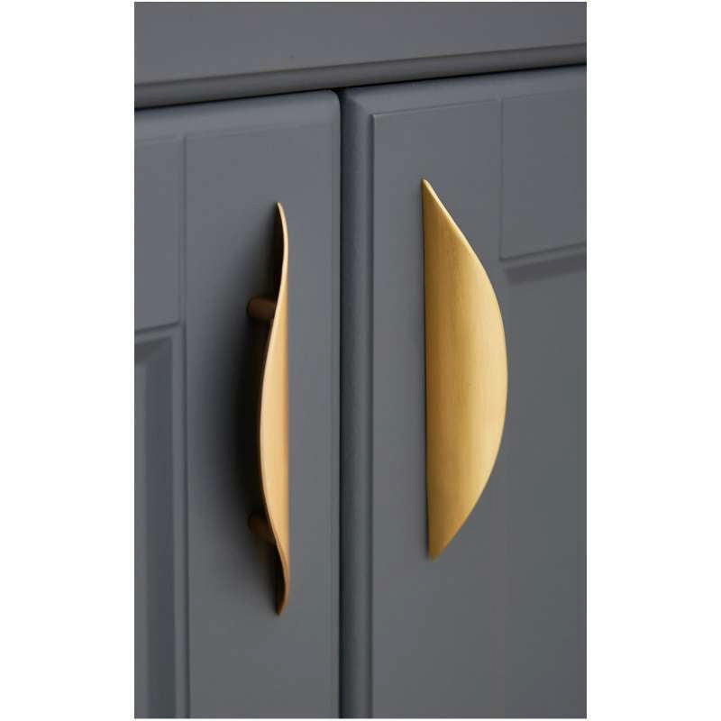 MÖBELGRIFF Gold 2er-Set 32 mm Zinklegierung - Goldfarben, Metall (3.3/3/8.5cm)