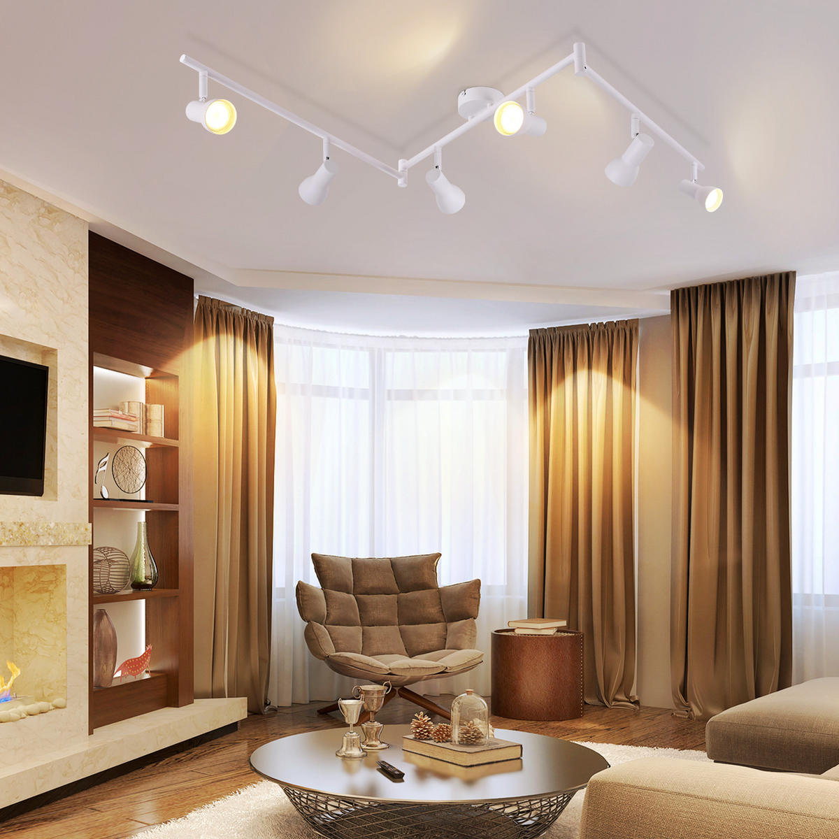 STRAHLER Hylzork 8/18.5/8 cm - Weiß, Metall (8/8/18.5cm) - ZMH