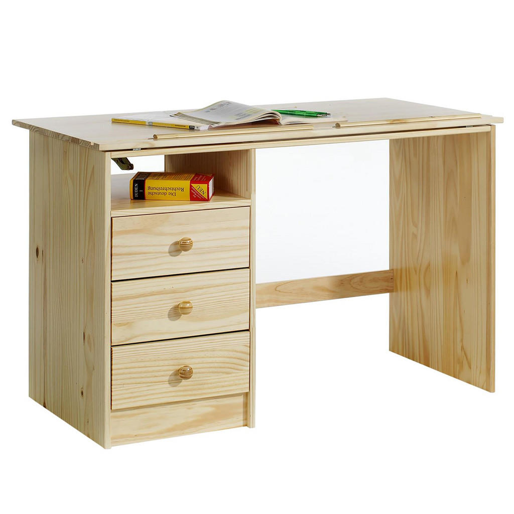 Thumbnail - Idimex Kinderschreibtisch, Natur, Holz, Kiefer, Mode, 115x73x60 cm, FSC Mix, Arbeitszimmer, Schreibtische, Jugend- & Kin...