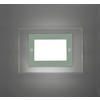 WANDLEUCHTE - Grün, Glas (35/25/6cm) - Lumicom