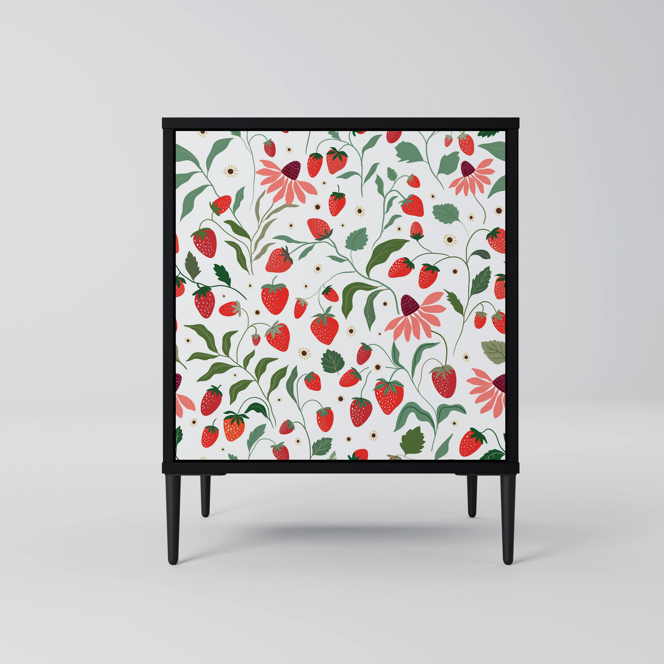 SpaceRebels Sideboard Schwarz 57.5x72.5x42 cm