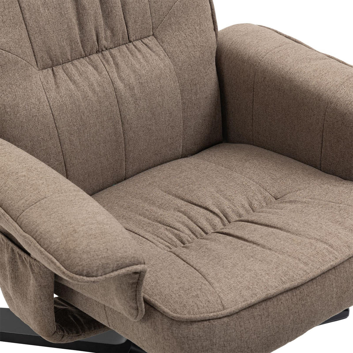 RELAXSESSELSET CHARLY - Braun, Textil (76/87/61cm) - IDIMEX