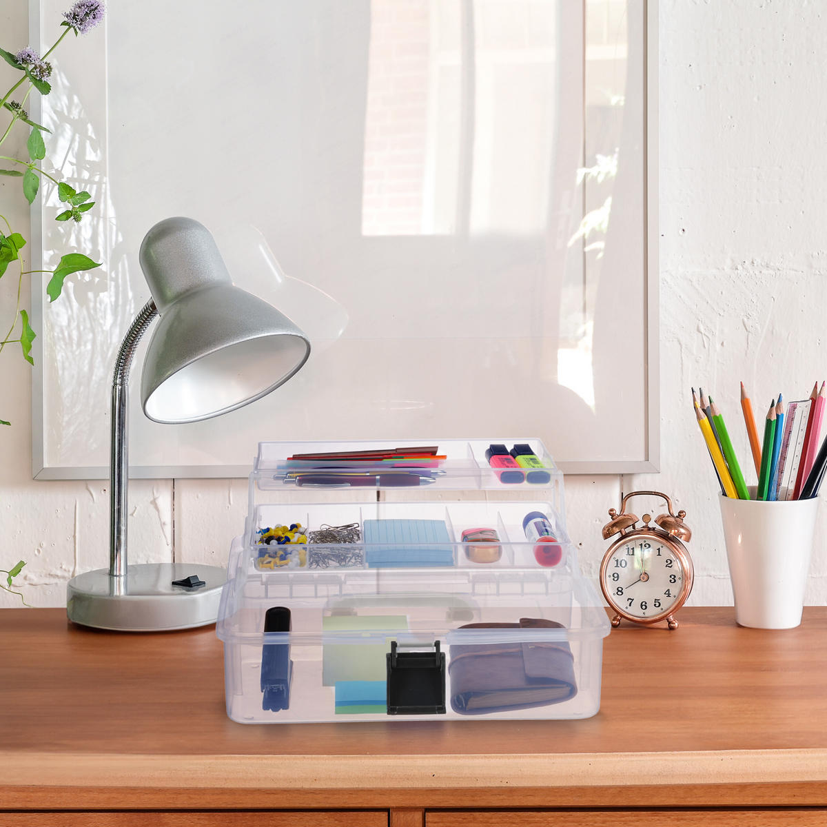 AUFBEWAHRUNGSBOX - Transparent, Kunststoff (33/14.5/19cm) - Relaxdays